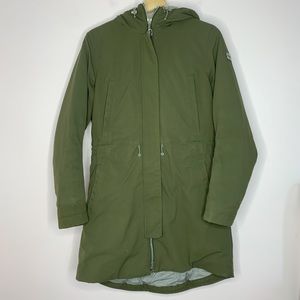 Helly Hansen Green Winter Parka Jacket size Small